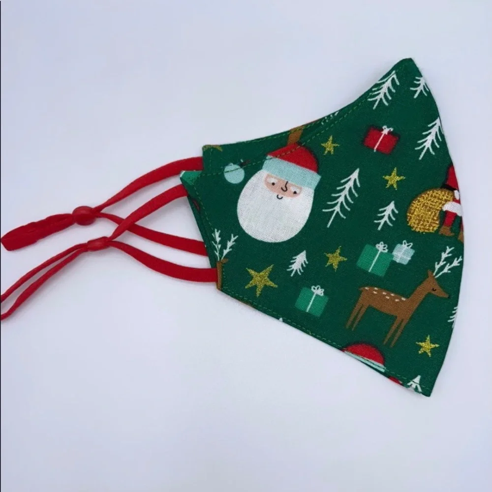 Handmade cozybeanz Holiday Kids Face Masks
